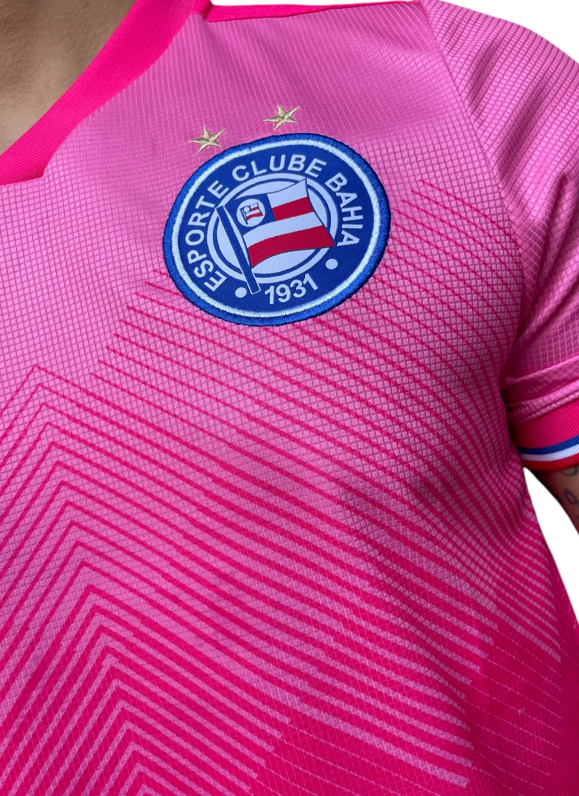 Camisa Outubro Rosa 2024 Rosa - Masculino - Image 4