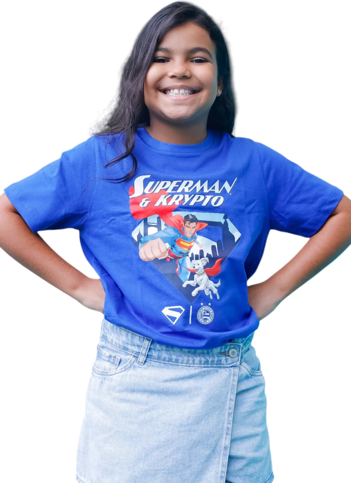 Camisa Superman Casual 2025 Azul Infanto Juvenil - Image 5