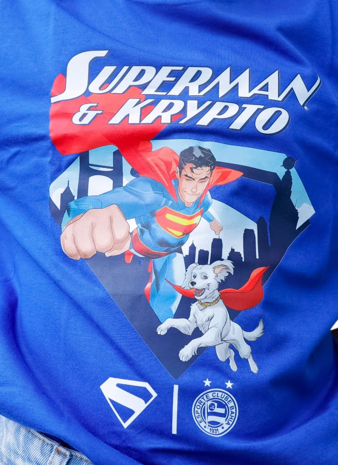 Camisa Superman Casual 2025 Azul Infanto Juvenil - Image 3